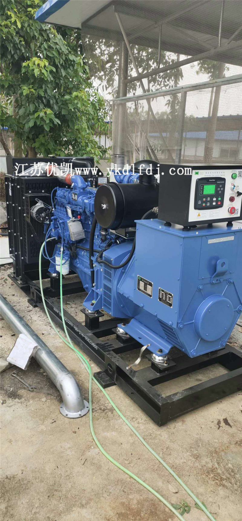 2020年10月13日，150KW玉柴發(fā)電機組交付廣西某養(yǎng)殖場使用