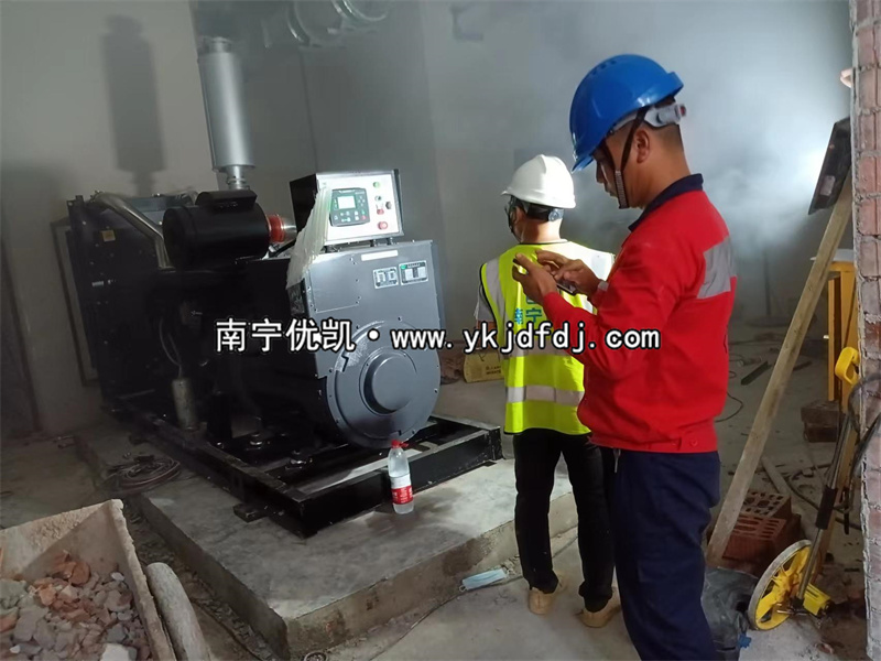 2022年6月15日，400KW上柴發(fā)電機(jī)組交付廣西賓陽某工程隊(duì)使用