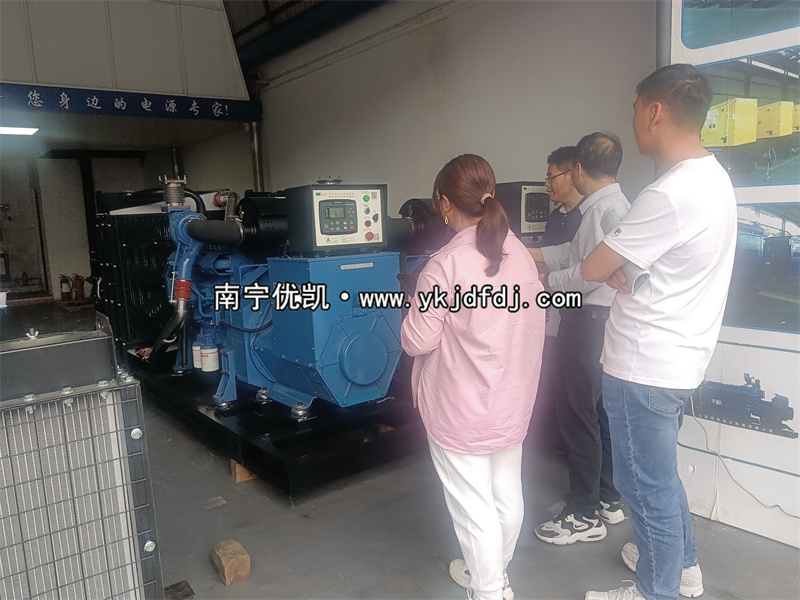 2024年3月18日，越南客戶(hù)到南寧店鋪學(xué)習(xí)柴油發(fā)電機(jī)組使用及相關(guān)知識(shí)