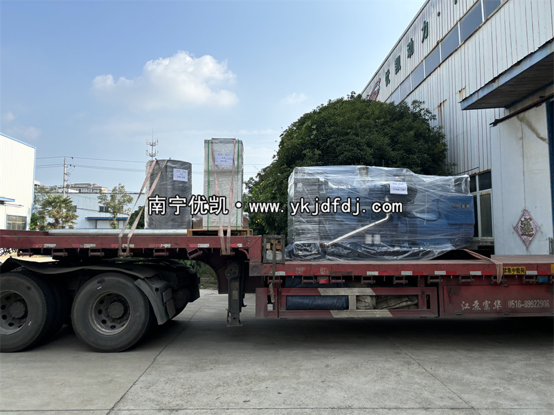 2024年9月18日，梧州藤縣項目315kw玉柴發(fā)電機(jī)組裝車發(fā)貨